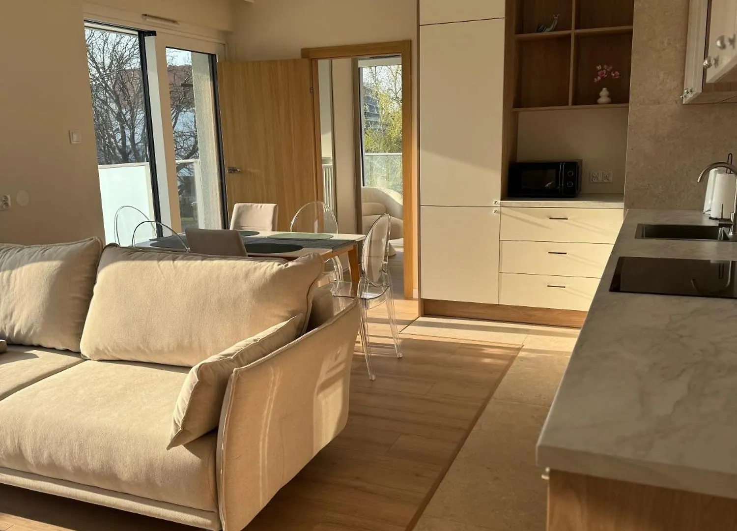 4Summer Golden Dune - Parking, Przestronne Mieszkanie 50M2, Caly Apartament Do Dyspozycji, Duzy Taras Z Pieknym Zachodem Slonca Parkplatz, Geraeumige Wohnung Mit 50 M2, Ganzes Apartment Zur Verfuegung, Grosse Terrasse Mit Wunderschoenem Sonnenunterga 科沃布热格 0*,